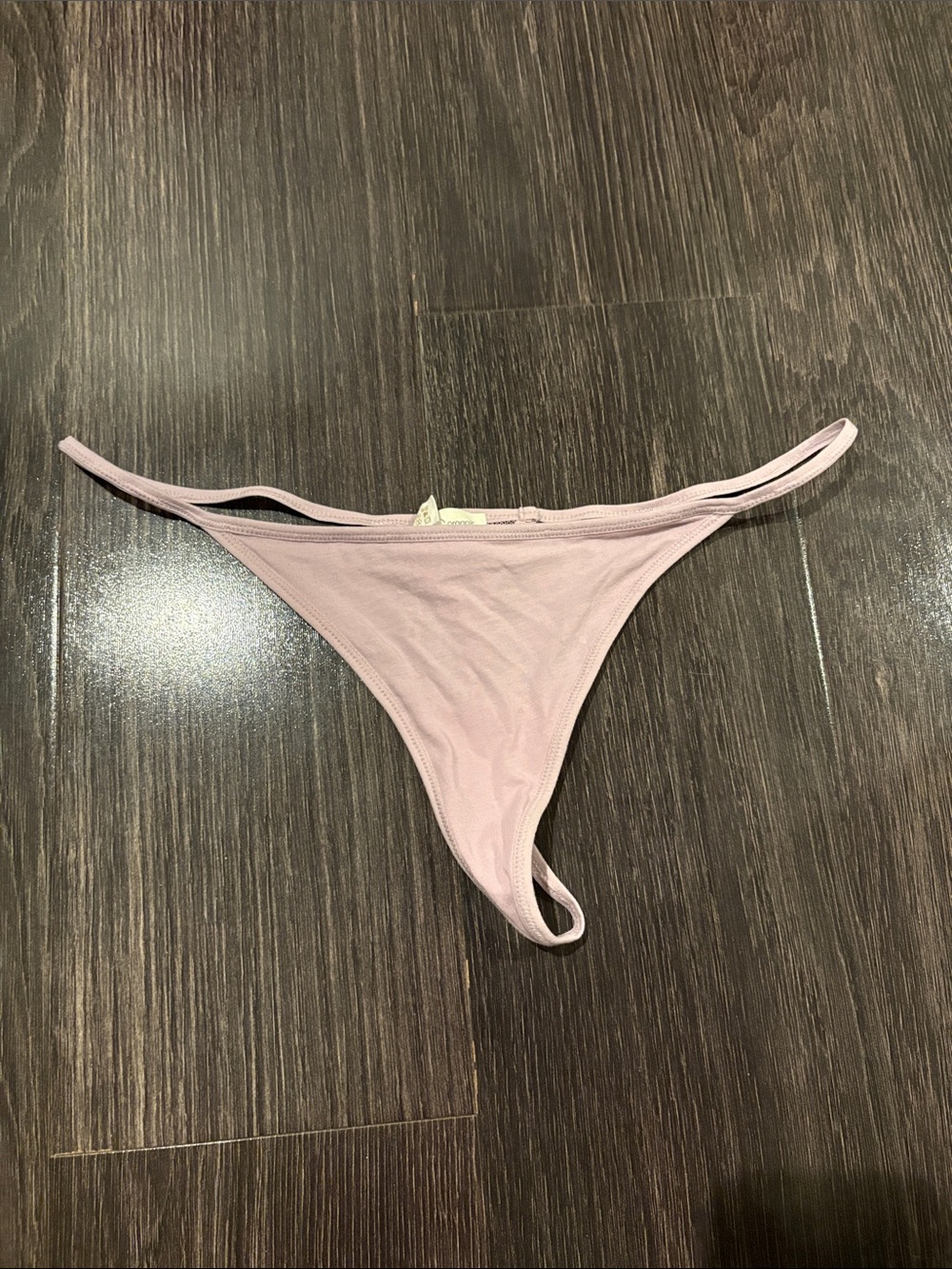 Skin organic Pima cotton thong